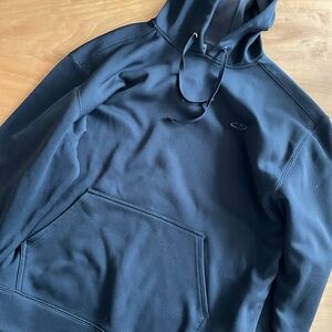 Champion Black Hoodie with Logo